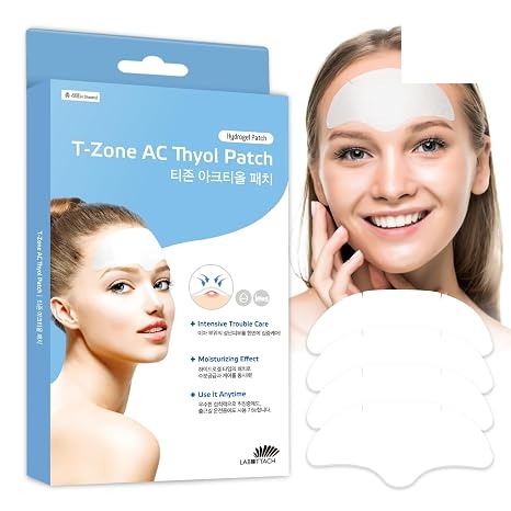 Parche de hidrogel T-Zone AC Thyol Patch para acné en la frente